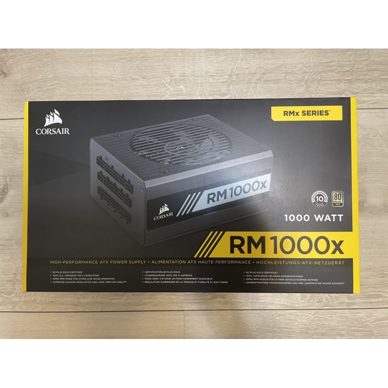 海盜船 Corsair RM1000X 1000W 80+金牌