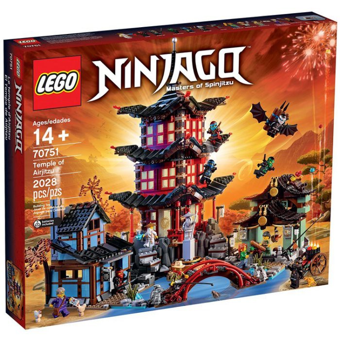 全新特價LEGO樂高NINJAGO 旋風忍者系列 空術神廟 70751