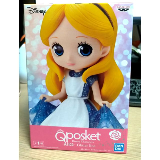 BANPRESTO Q POSKET 迪士尼 愛麗絲 glitter line 公仔