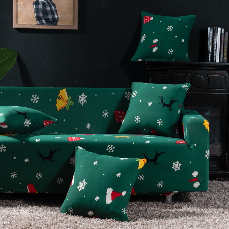 Alls' WONDERLAND 11款聖誕節彈力沙發套 聖誕裝飾禮物 聖誕樹 單人雙人三人四人 通用I型L型萬能沙發套