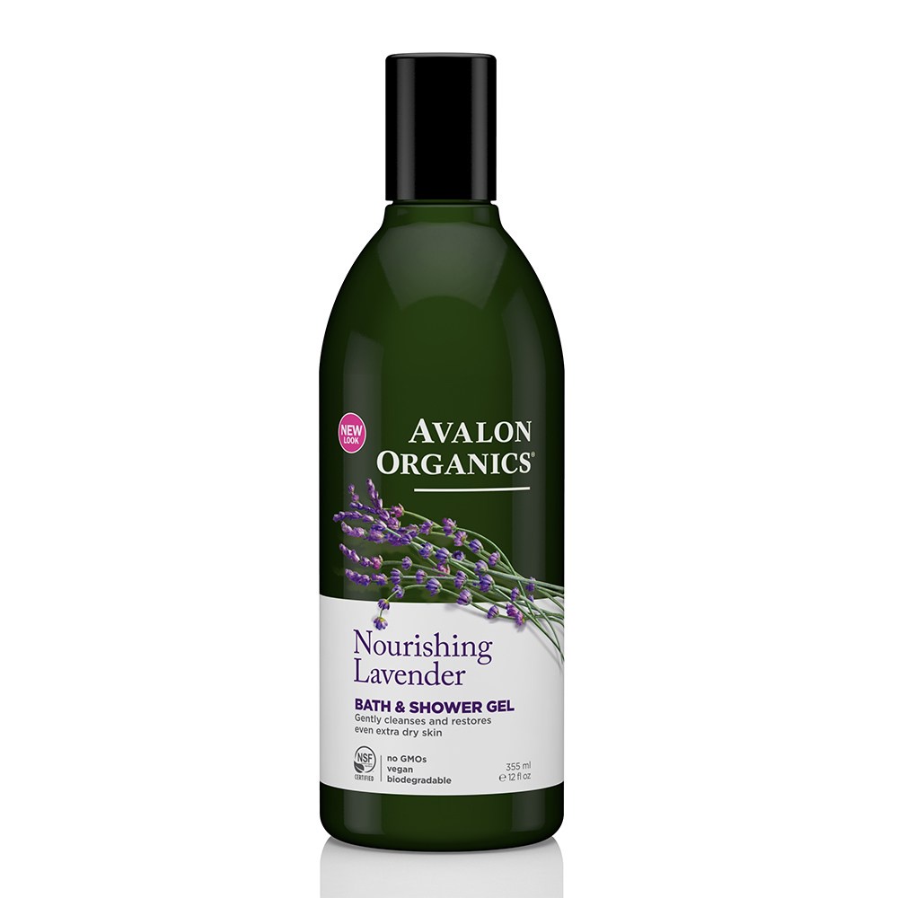 Avalon Organics薰衣草精油滋潤沐浴乳355ml/12oz