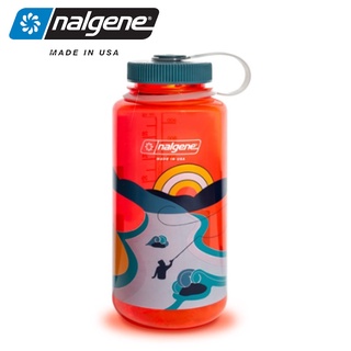 【Nalgene】美國 專業水壺 1L 寬嘴壺 石榴復古風 682020-0150