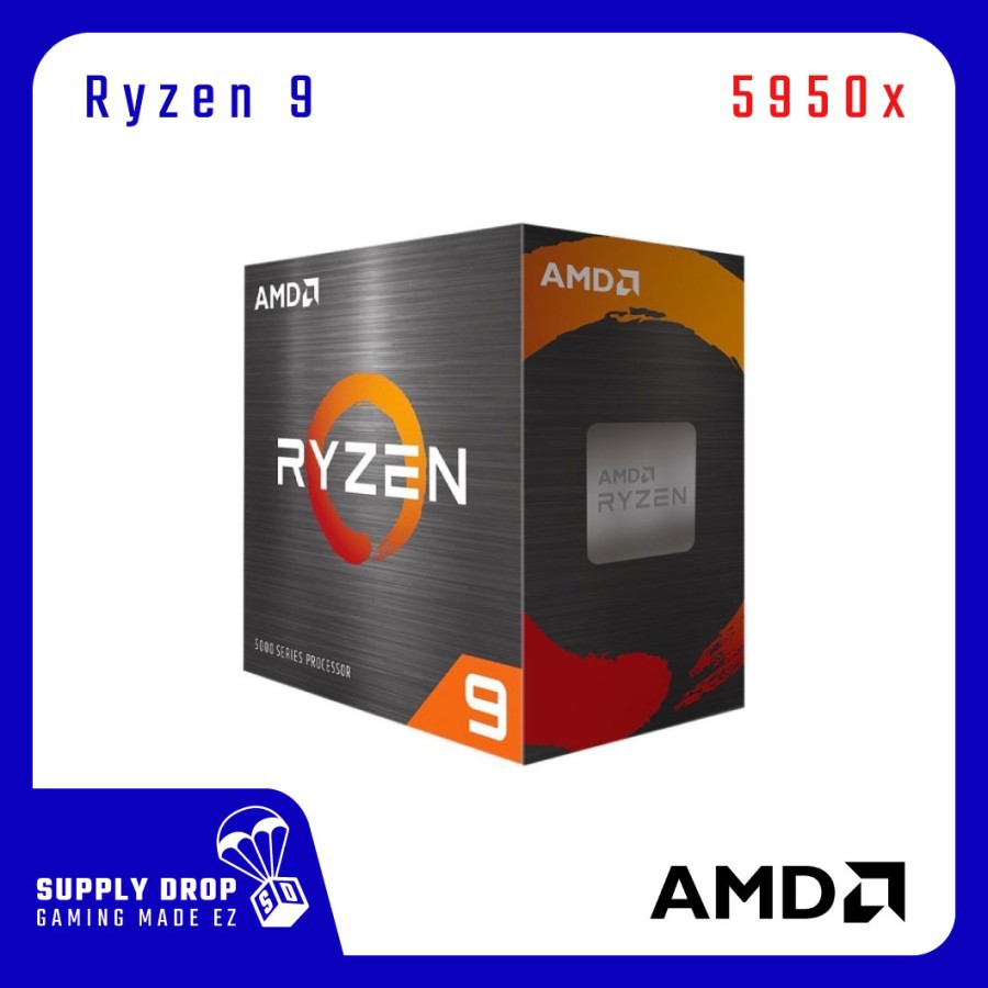 Amd 銳龍 9 5950X 3.4Ghz 高達 4.9Ghz 緩存 64MB 105W AM4