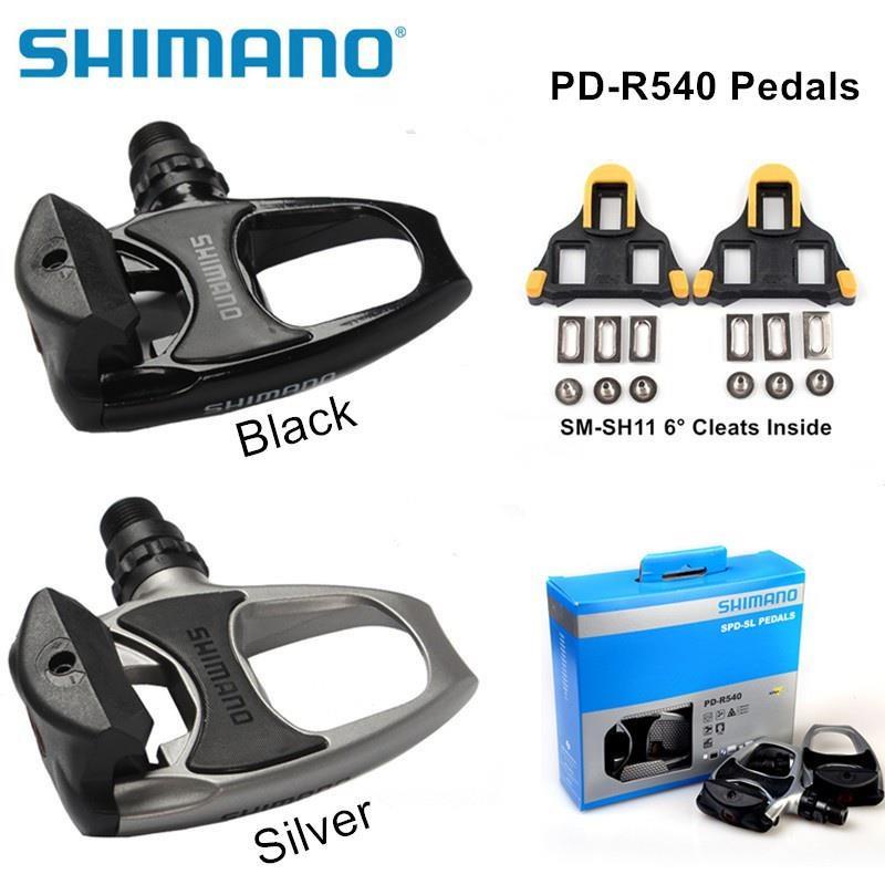 Shimano SPD-SL PD-R540 腳踏車踏板SPD-SL 系統專業腳踏車腳踏車公路踏板包括SH11防滑釘 ?
