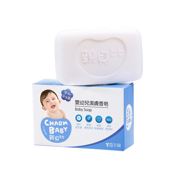 【親貝比】嬰幼兒潔膚香皂75g