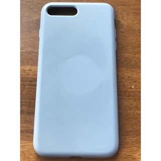 Iphone7 plus 矽膠手機保護殼（藍色）（二手）