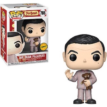 【藏一玩具】FUNKO POP MR BEAN 豆豆先生 睡衣 泰迪熊 TEDDY CHASE 限定 #786