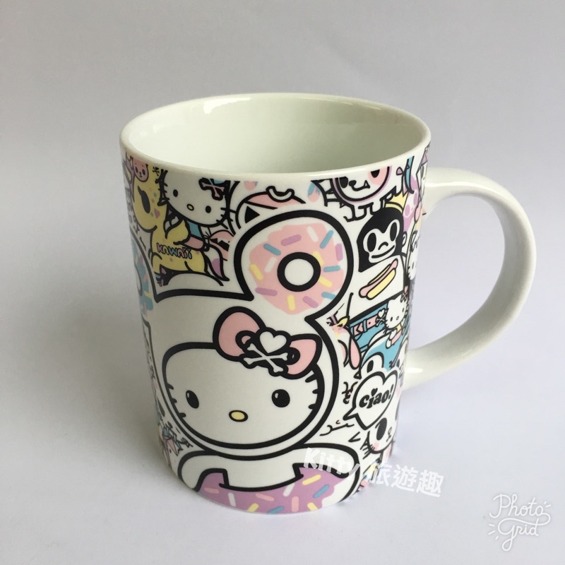 [Kitty 旅遊趣] Hello Kitty 馬克杯 大馬克杯 凱蒂貓 Tokidoki 聯名款 水杯 拿鐵杯 飲料杯