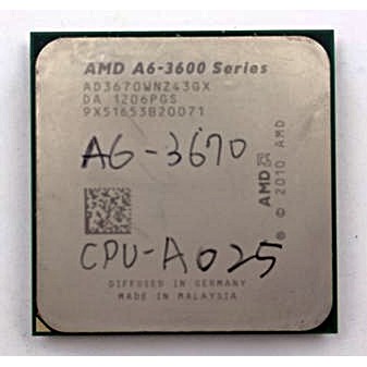 【冠丞3C】AMD A6-3670K 4核心 FM1腳位 處理器 CPU CPU-A025