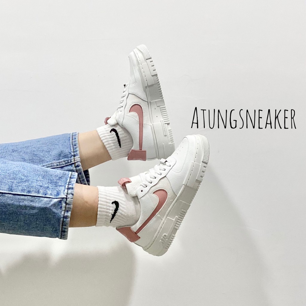 air force 1 pixel rust pink