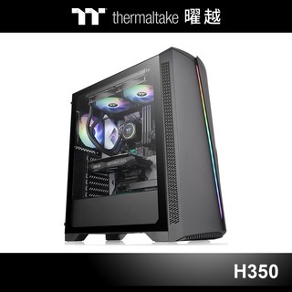 曜越 H350 TG RGB ATX 強化玻璃 側透 機殼 黑色 CA-1R9-00M1WN-00