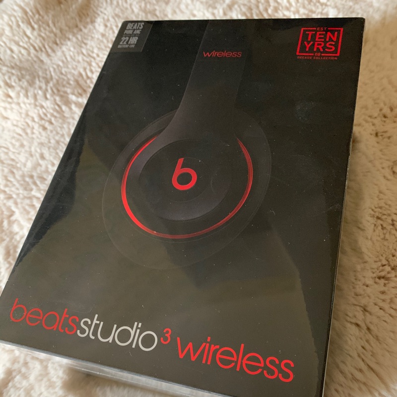 Beats Studio3 wireless 耳罩式無線藍牙耳機（十週年紀念版）