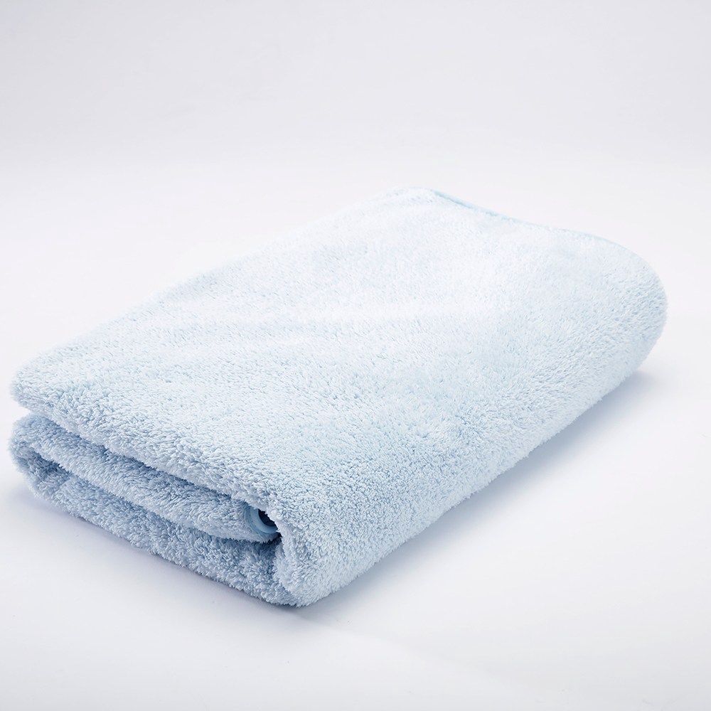 HOLA 極超細纖維素色浴巾 藍70x150cm