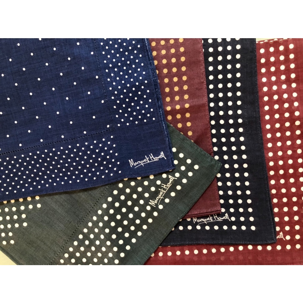日本帶回 英國複合品牌Margaret Howell 極簡主義 手帕 多用途大方巾 餐巾 桌巾 裝飾巾 100%棉