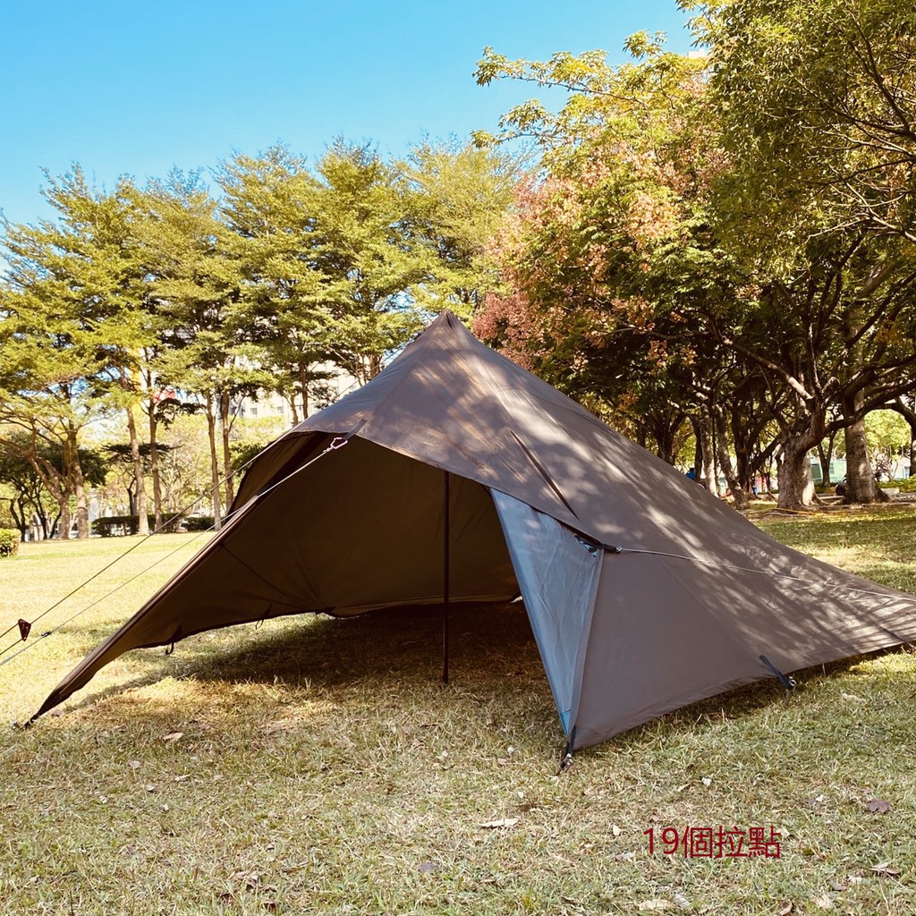 登山露營Tarp 4x4 、3x3形天幕.野營天幕帳篷bushcraft軍事露營. DD Tarp同款.原廠製作| 蝦皮購物