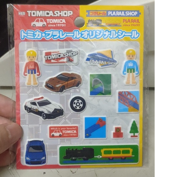 (現貨) Tomica Shop 非賣品 汽車照型 立體 貼紙