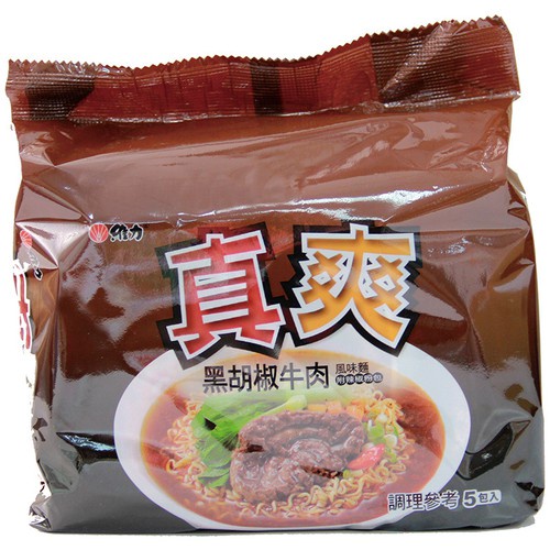 維力 真爽黑胡椒牛肉湯麵(80gX5入/組)[大買家]