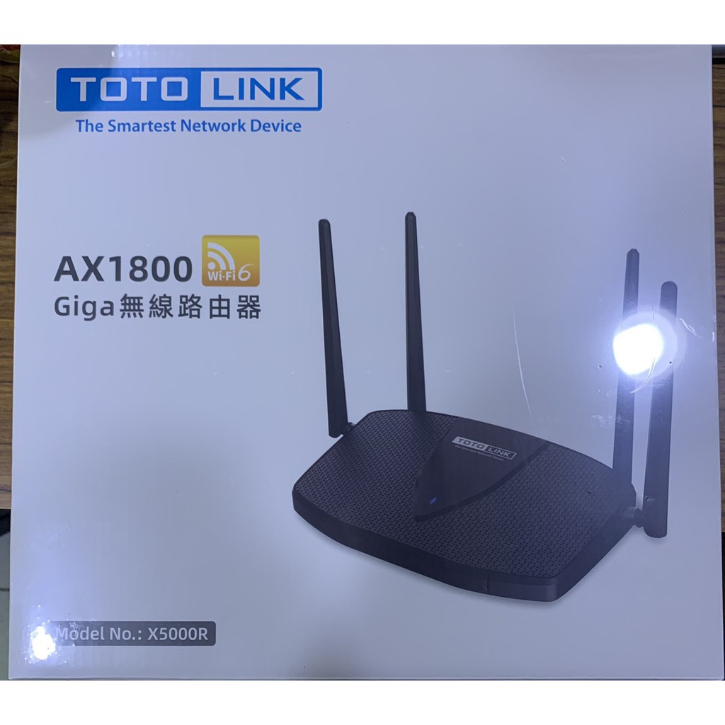 點子電腦-北投◎TOTOLINK X5000R AX1800 WiFi 6 Giga無線路由器 2000元