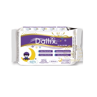 【Dailix】吸血鬼超瞬吸抑菌淨味乾爽衛生棉33.5cm(7片；夜用加長；產後媽媽推薦)