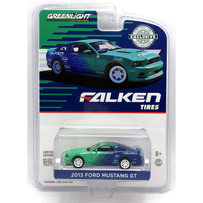 【秉田屋】現貨 Greenlight Ford Mustang 野馬 GT Falken Tires 2013 1/64
