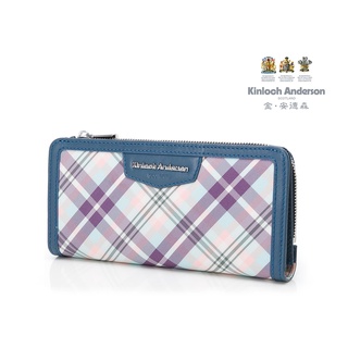 【寧寧精品】臺中30年老店 金安德森 對摺式附拉鍊零錢袋女長夾 211010BLF-1 女長夾區