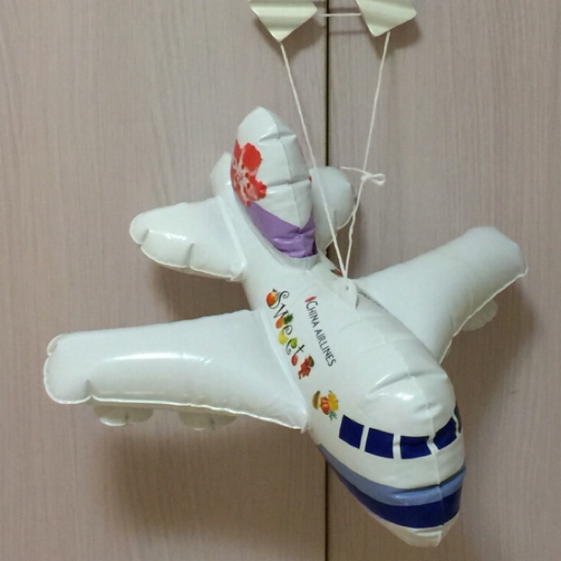 華航 充氣造型 氣球 水果圖案 飛機