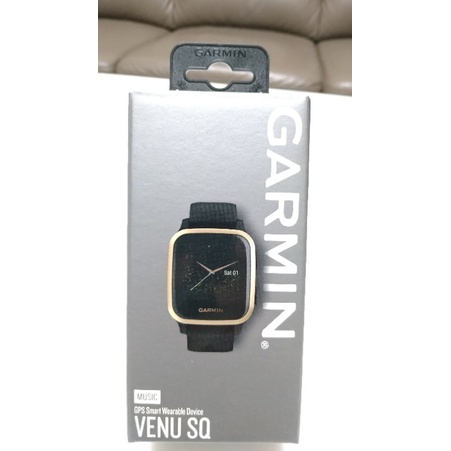 全新未拆 GARMIN VENU SQ Music GPS 音樂 智慧 腕錶 運動 手錶 脈搏 血氧 悠遊卡 石墨玫瑰金