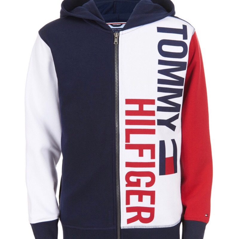 Tommy Hilfiger 拼接連帽外套 到貨需2 3週 蝦皮購物