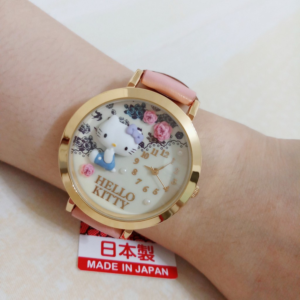 預購勿下單 正品 日本製 Hello kitty 手錶 小熊 玫瑰 蝴蝶結 立體錶 三麗鷗 女錶 日本代購 日本帶回