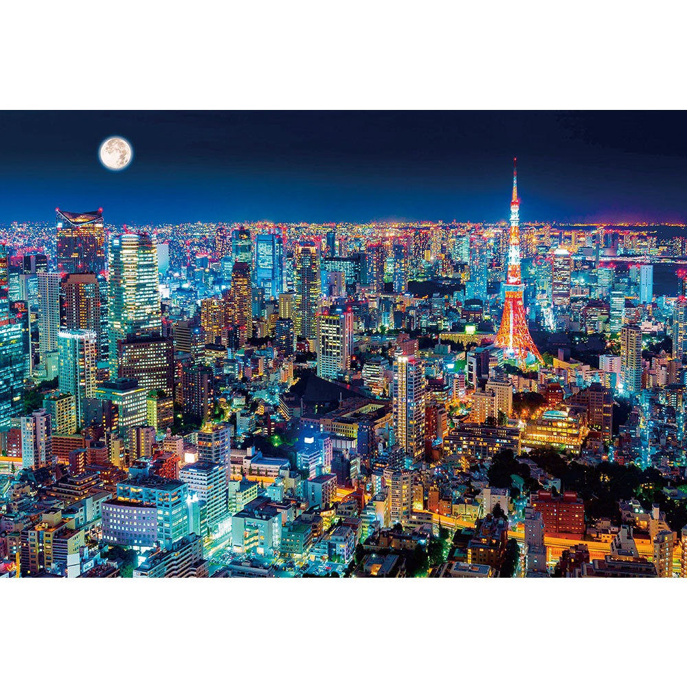 【日本進口拼圖】1000片日本風景 東京夜景 S62-524
