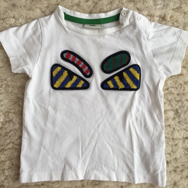 Fendi baby 經典小怪獸短袖T恤 18M