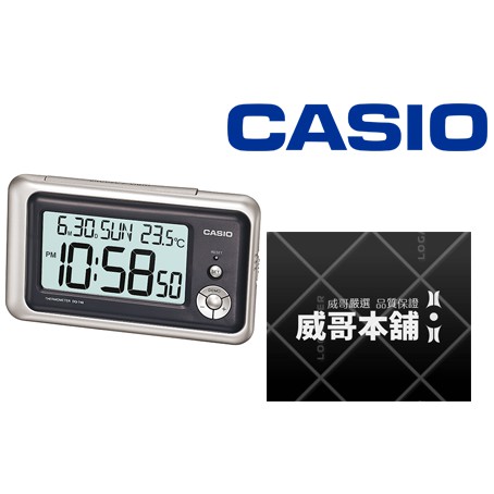 【威哥本舖】Casio台灣原廠公司貨 DQ-748-8 LED照明 溫度、星期、日期功能鬧鐘 DQ-748