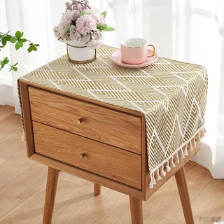 床頭櫃罩 家具蓋巾 桌布 茶几布 三角提花蓋布