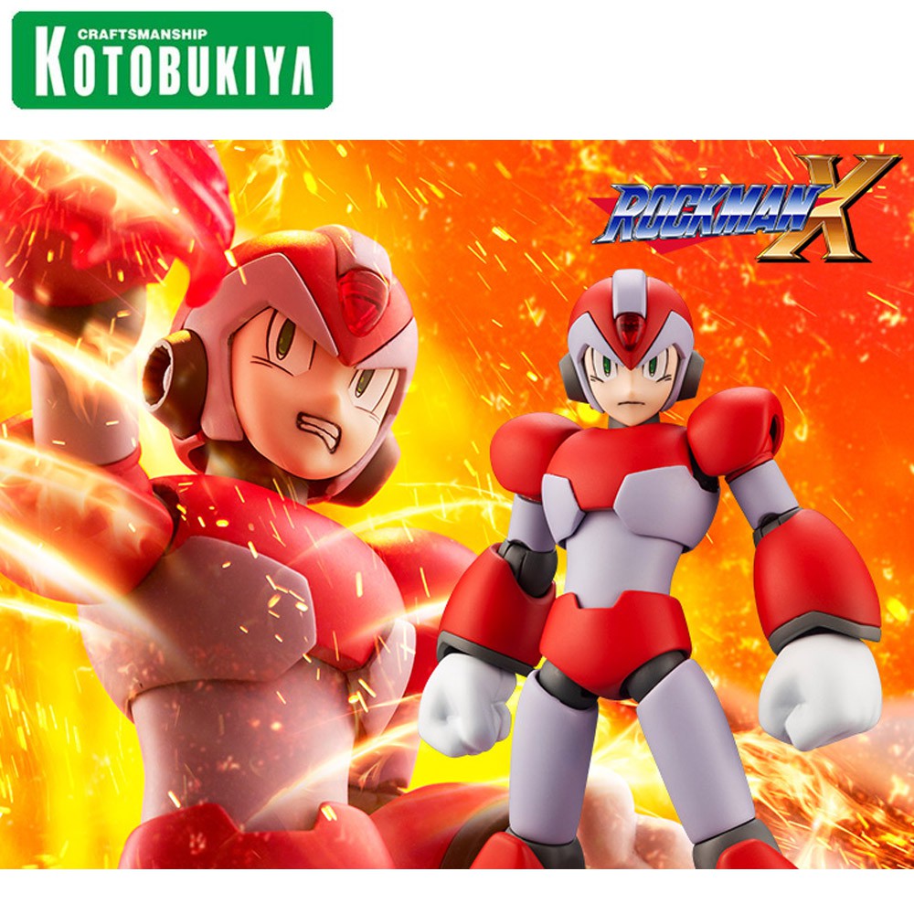 Kotobukiya 壽屋 1 12 洛克人x 艾克斯 上升火焰 Ver 組裝模型 蝦皮購物