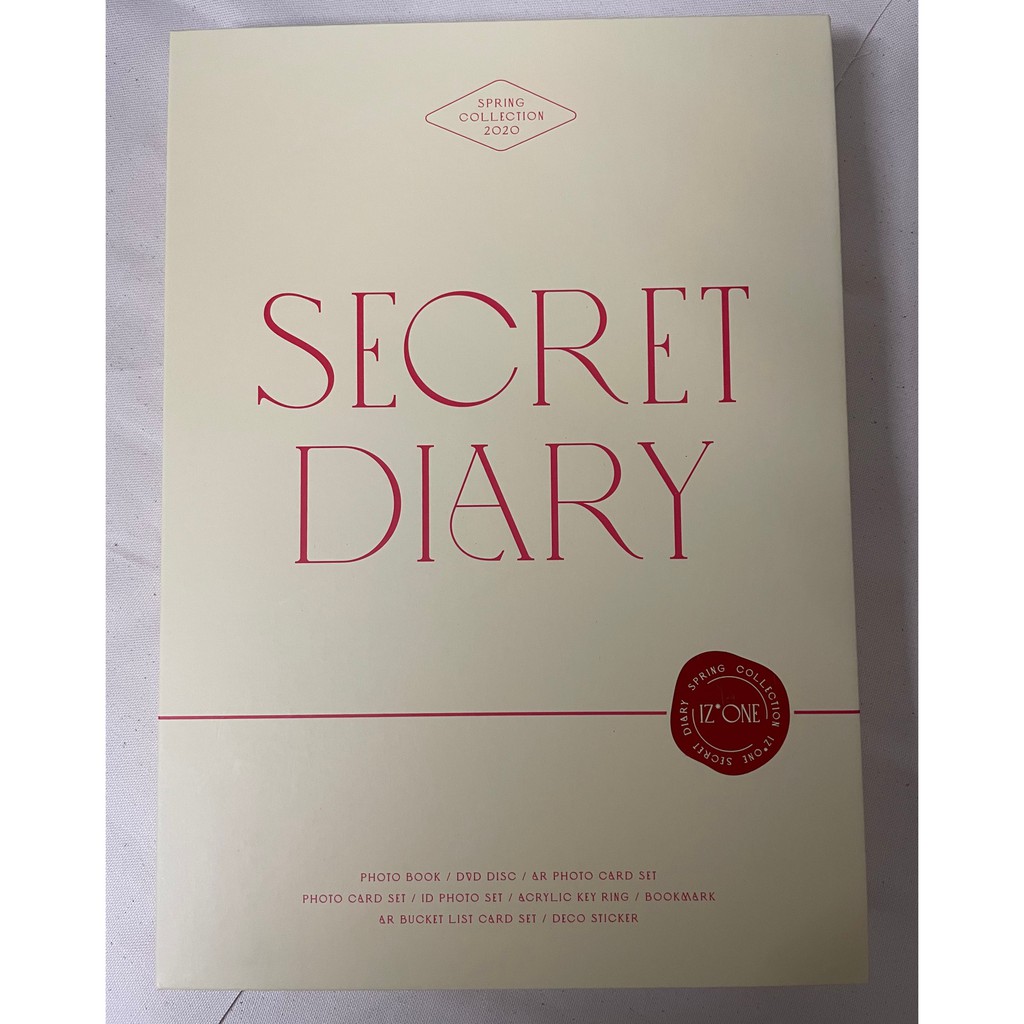 IZONE IZ*ONE Secret Diary 寫真組 柔理鑰匙圈