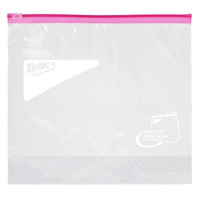 03030204 Ziploc Ez Zipper 拉鍊式保鮮夾鏈袋一盒48入20x14 9x4 7 Cm 蝦皮購物