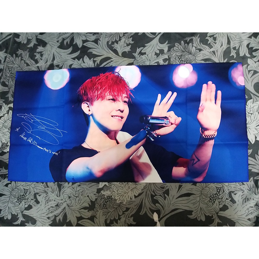Bigbang Gd G Dragon 權志龍韓站always Gd 手幅毛巾 蝦皮購物