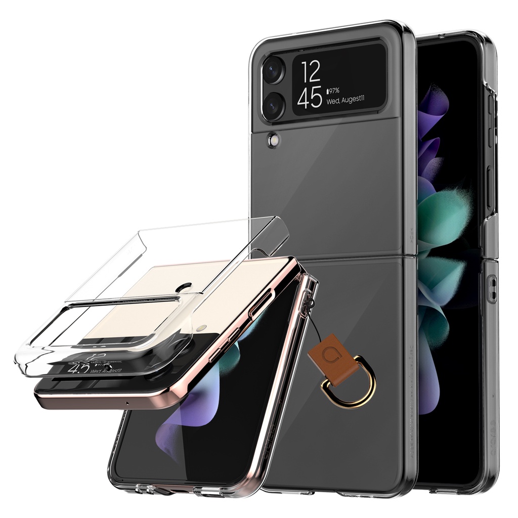 Araree 三星 Galaxy Z Flip 4 高質感透明保護殼
