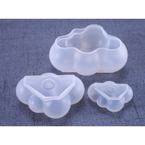 3d滴膠模   單孔雲朵 模具 DIY飾品模具 水晶滴膠 矽膠模具 UV膠模具 AB膠