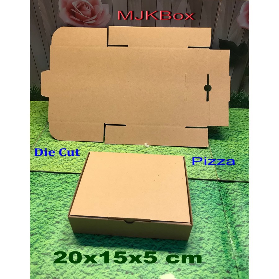 紙盒英國 20x15x5 厘米披薩模型。新平原