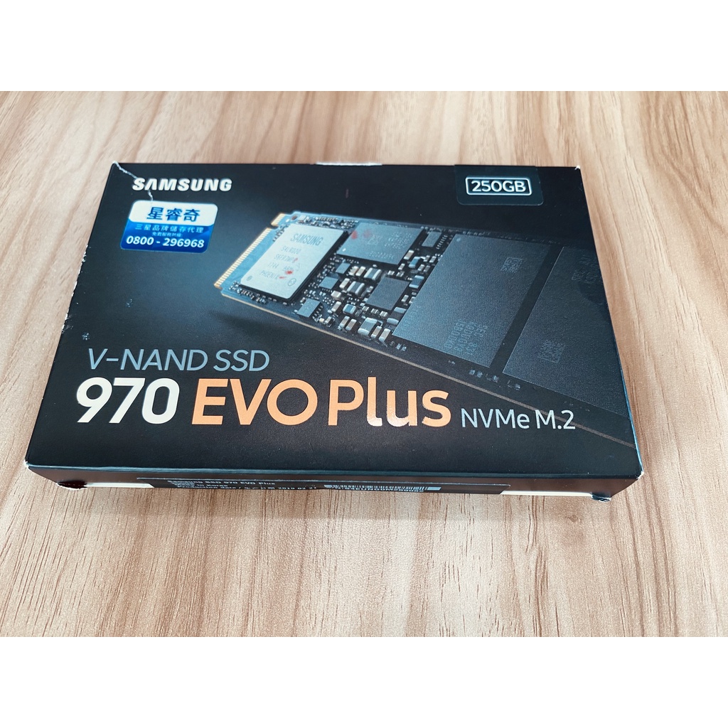 SAMSUNG 三星 970 EVO Plus 250GB NVMe M.2 2280 PCIe 固態硬碟