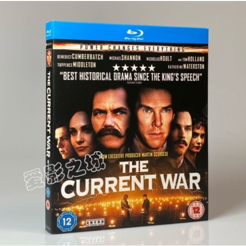 藍光電影電流大戰電力之戰the Current War 1080p 高清收藏版英語中字繁體中文字幕 蝦皮購物