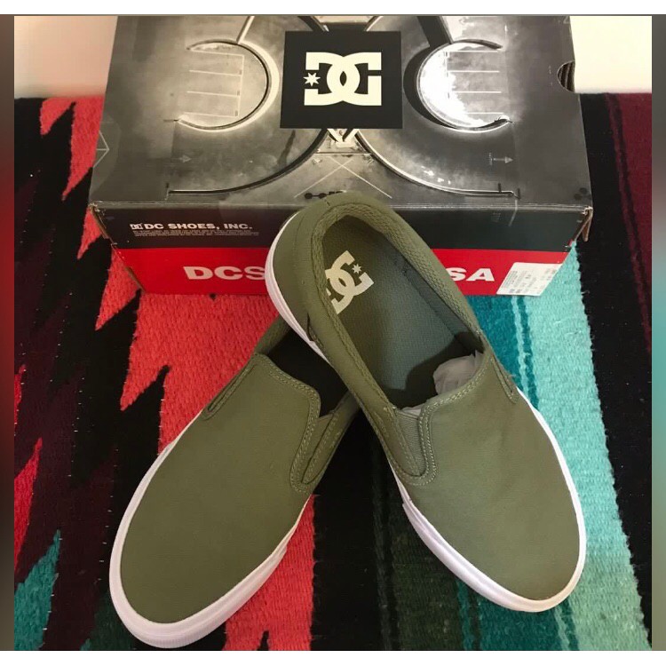 DC SHOES TRASE SLIP 懶人鞋 帆布鞋 全新品