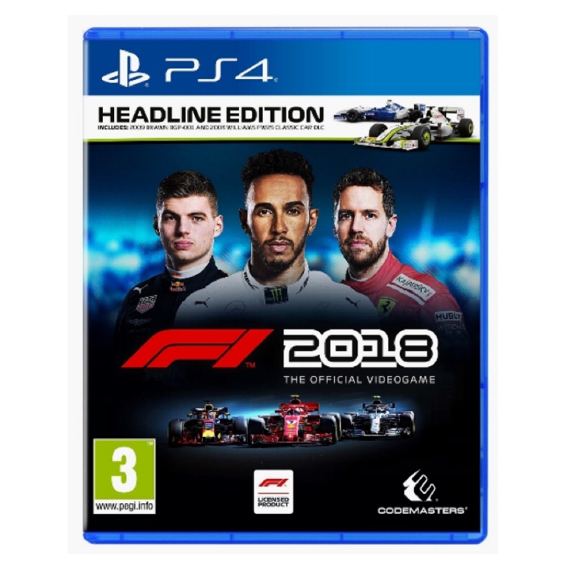 PS4 F1 賽車 2018 二手 遊戲片