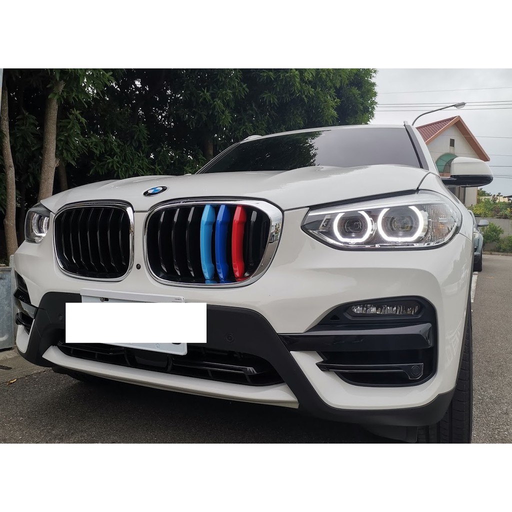 BMW X1 E84 F48 M Performance （三色卡扣 三色鼻頭 三色網）三色中網 水箱罩 三色扣