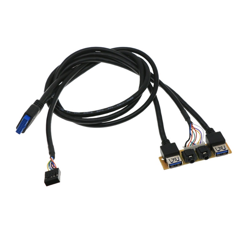 Zzz 前殼面板 USB3.0 + USB3.0 + 高清音頻插孔端口 I/O 板 + 內線