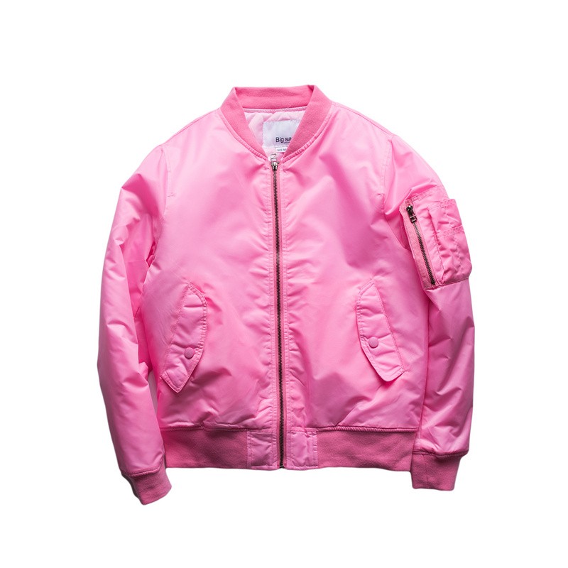 【BZR最後一件出清】MA-1 粉色 冬季鋪棉厚款外套