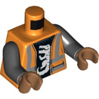 【金磚屋】973pb3676c01 LEGO 樂高人偶 身體 Torso 幽靈秘境系列 70423 Bill C86
