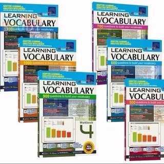 2020新版 新加坡詞匯SAP Learning Vocabulary 全6冊內附答案