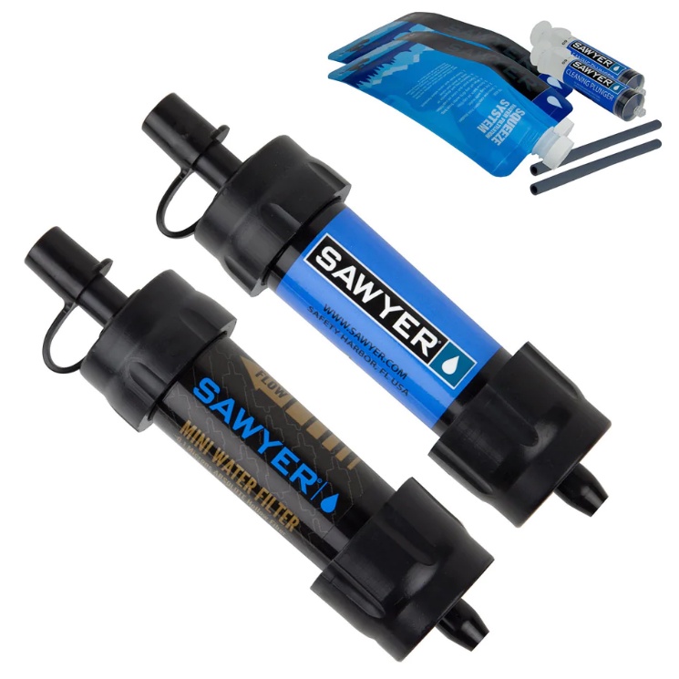 Sawyer MINI Water Filter  0.1微米, 無BPA, 超輕量隨身濾水器